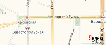Симферопольский бульвар на Яндекс карте