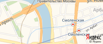 Смоленская набережная на Яндекс карте