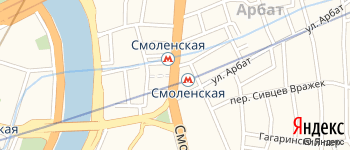 Смоленская площадь на Яндекс карте