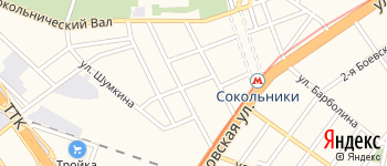 Сокольнический переулок на Яндекс карте