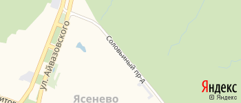 Соловьиный проезд на Яндекс карте