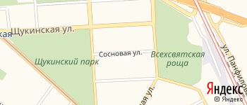 Сосновая улица на Яндекс карте
