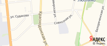 Совхозная улица на Яндекс карте