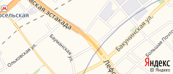 Спартаковская площадь на Яндекс карте