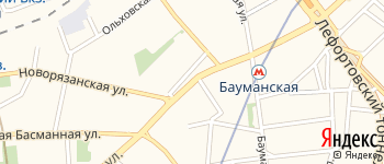 Спартаковская улица на Яндекс карте