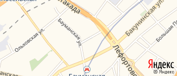 Спартаковский переулок на Яндекс карте