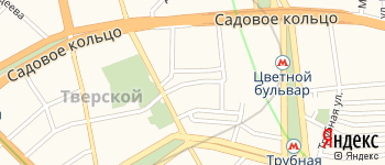 Средний Каретный переулок на Яндекс карте
