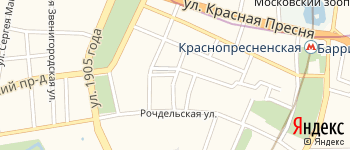 Средний Трёхгорный переулок на Яндекс карте