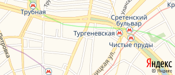 Сретенский переулок на Яндекс карте