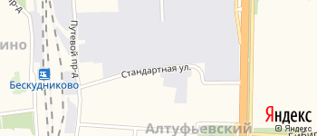 Стандартная улица на Яндекс карте