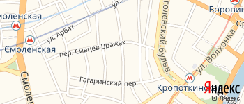 Староконюшенный переулок на Яндекс карте