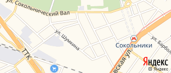 Старослободская улица на Яндекс карте