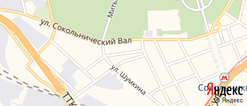 Старослободский переулок на Яндекс карте
