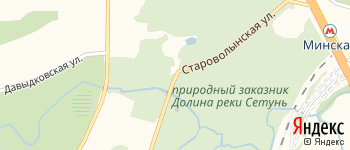 Староволынская улица на Яндекс карте