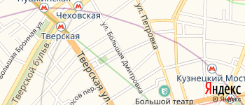 Столешников переулок на Яндекс карте