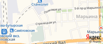 Стрелецкая улица на Яндекс карте