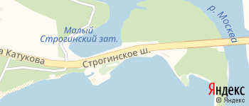 Строгинское шоссе на Яндекс карте