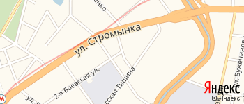 Стромынский переулок на Яндекс карте