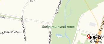 Сухонская улица на Яндекс карте