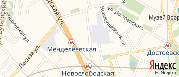 Сущёвская улица на Яндекс карте
