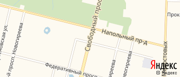 Свободный проспект на Яндекс карте