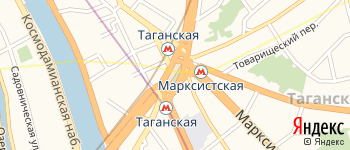 Таганская площадь на Яндекс карте