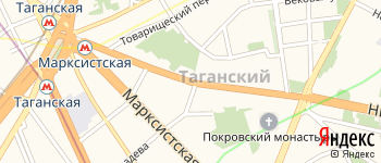 Таганская улица на Яндекс карте