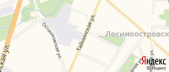Тайнинская улица на Яндекс карте