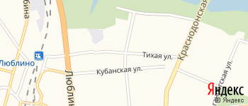 Тихая улица на Яндекс карте