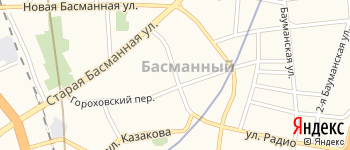 Токмаков переулок на Яндекс карте