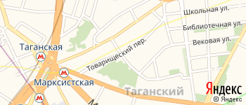 Товарищеский переулок на Яндекс карте