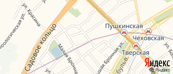 Трёхпрудный переулок на Яндекс карте