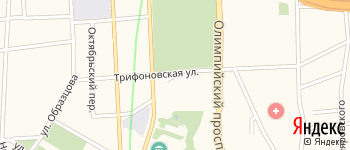 Трифоновский тупик на Яндекс карте