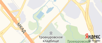 Троекуровский проезд на Яндекс карте