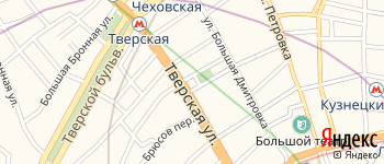 Тверская площадь на Яндекс карте