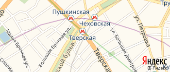Тверская улица на Яндекс карте