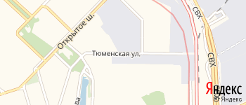 Тюменская улица на Яндекс карте