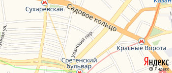 Уланский переулок на Яндекс карте