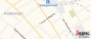 улица 8 Марта 1-я на Яндекс карте
