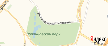 улица Академика Пилюгина на Яндекс карте