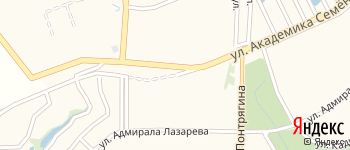 улица Академика Семёнова на Яндекс карте