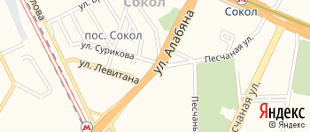улица Алабяна на Яндекс карте