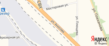 улица Аносова на Яндекс карте
