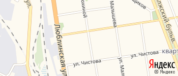 улица Артюхиной на Яндекс карте