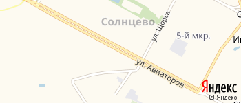 улица Авиаторов на Яндекс карте