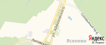 улица Айвазовского на Яндекс карте