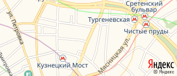 улица Большая Лубянка на Яндекс карте