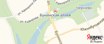 улица Бунинская Аллея на Яндекс карте