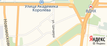 улица Цандера на Яндекс карте