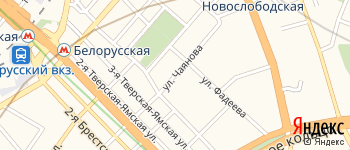 улица Чаянова на Яндекс карте